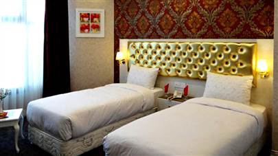 اتاق دو تخته تویین هتل خواجو اصفهان اتاق دو تخته تویین هتل خواجو اصفهان